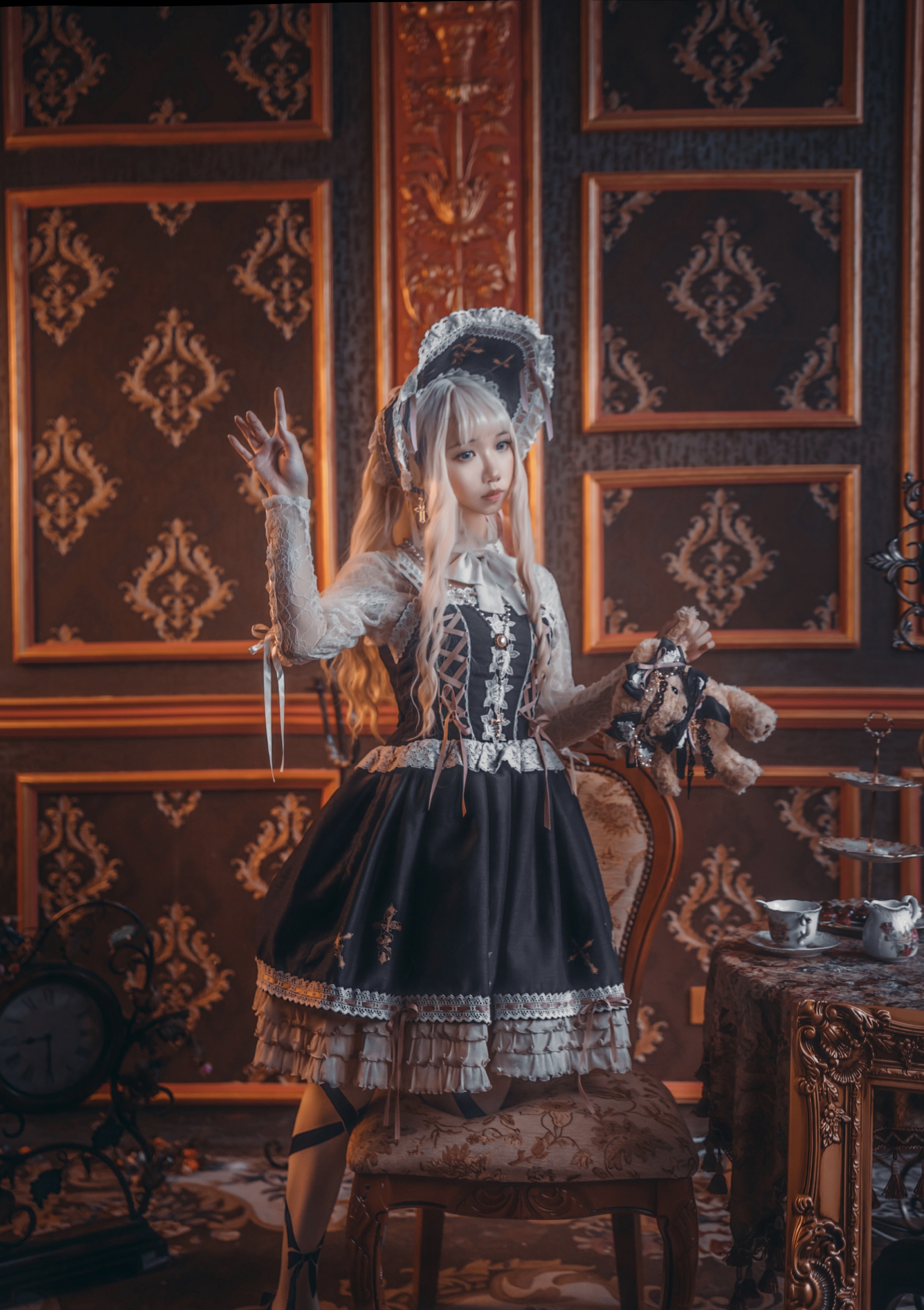 日牌lolita:充满了复古气息还带着一份神秘__凤凰网