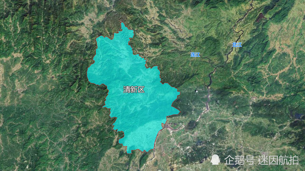 10张地形图快速了解清远市的8个市辖区县市