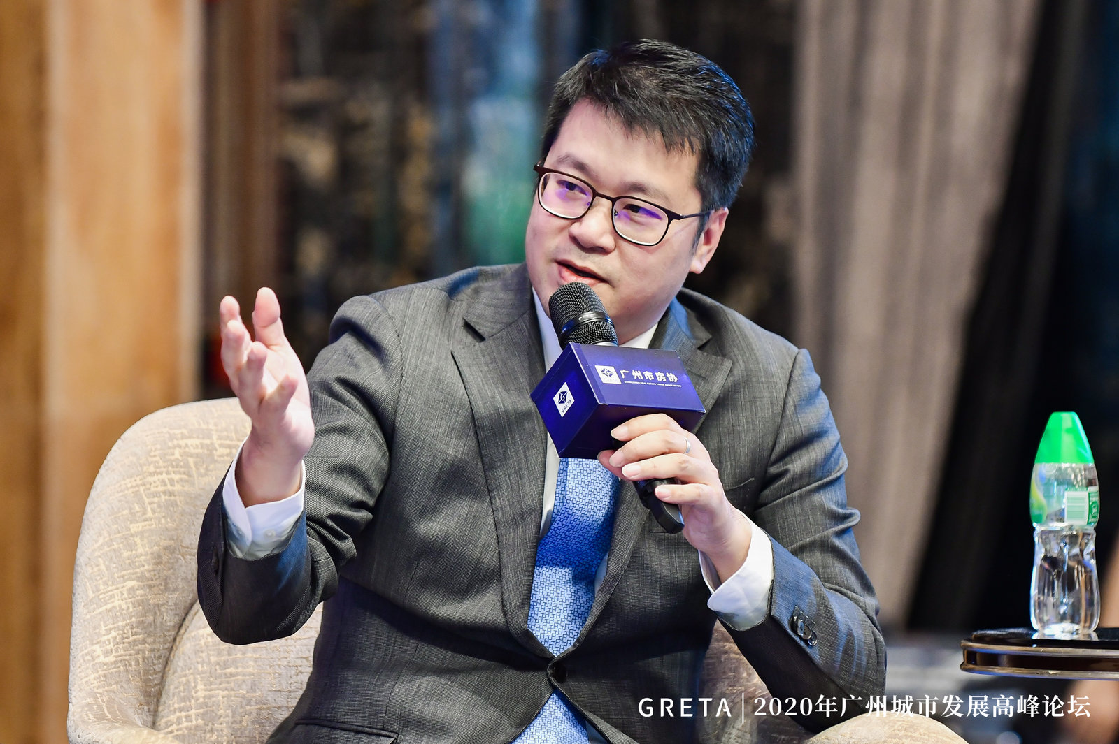 ▲广州市房协营销委主任、星河湾集团副总裁 谭伟江