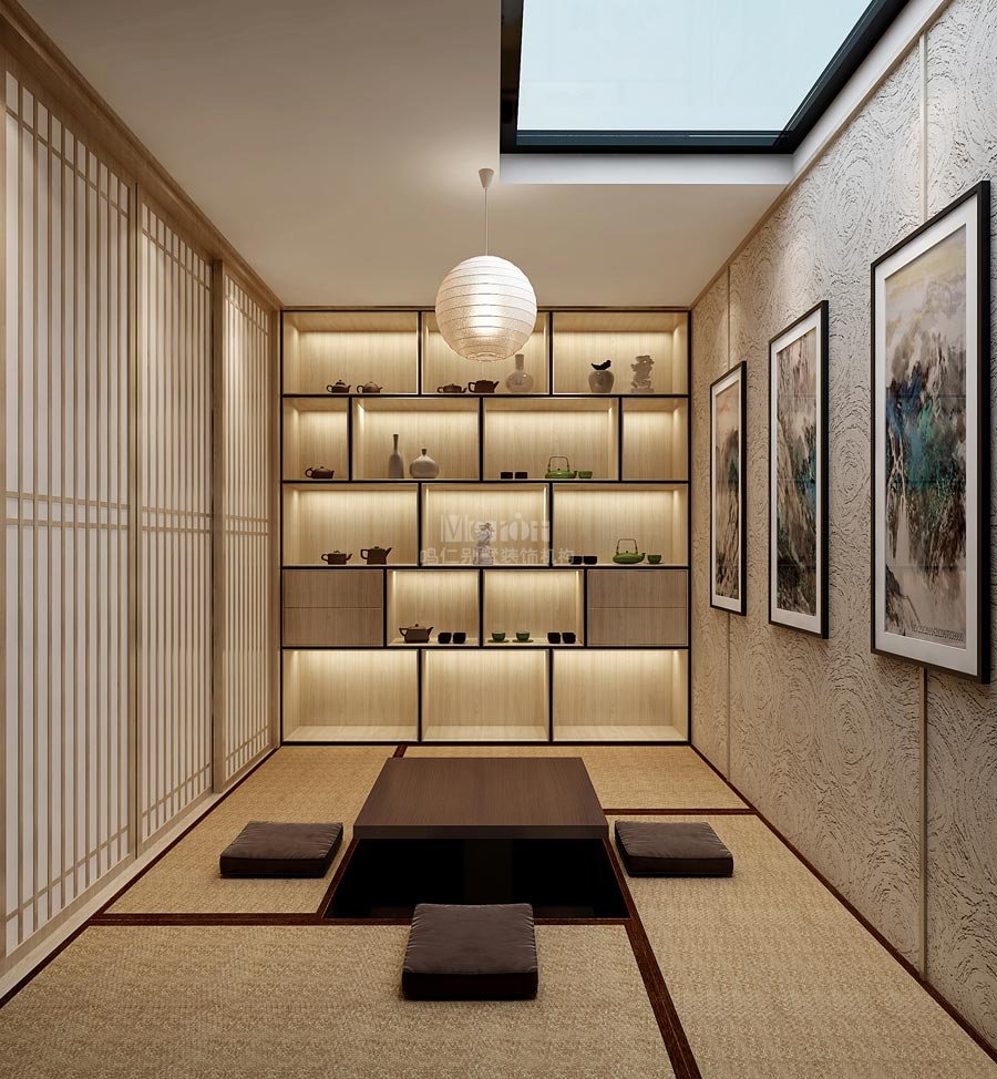 鲁能七号院316平现代日式风格别墅装修设计鉴赏