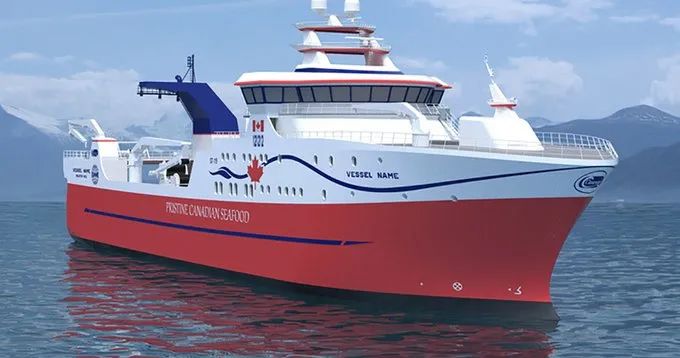 加拿大将建造大型深海拖网捕捞船用于捕捞北极虾和格陵兰比目鱼