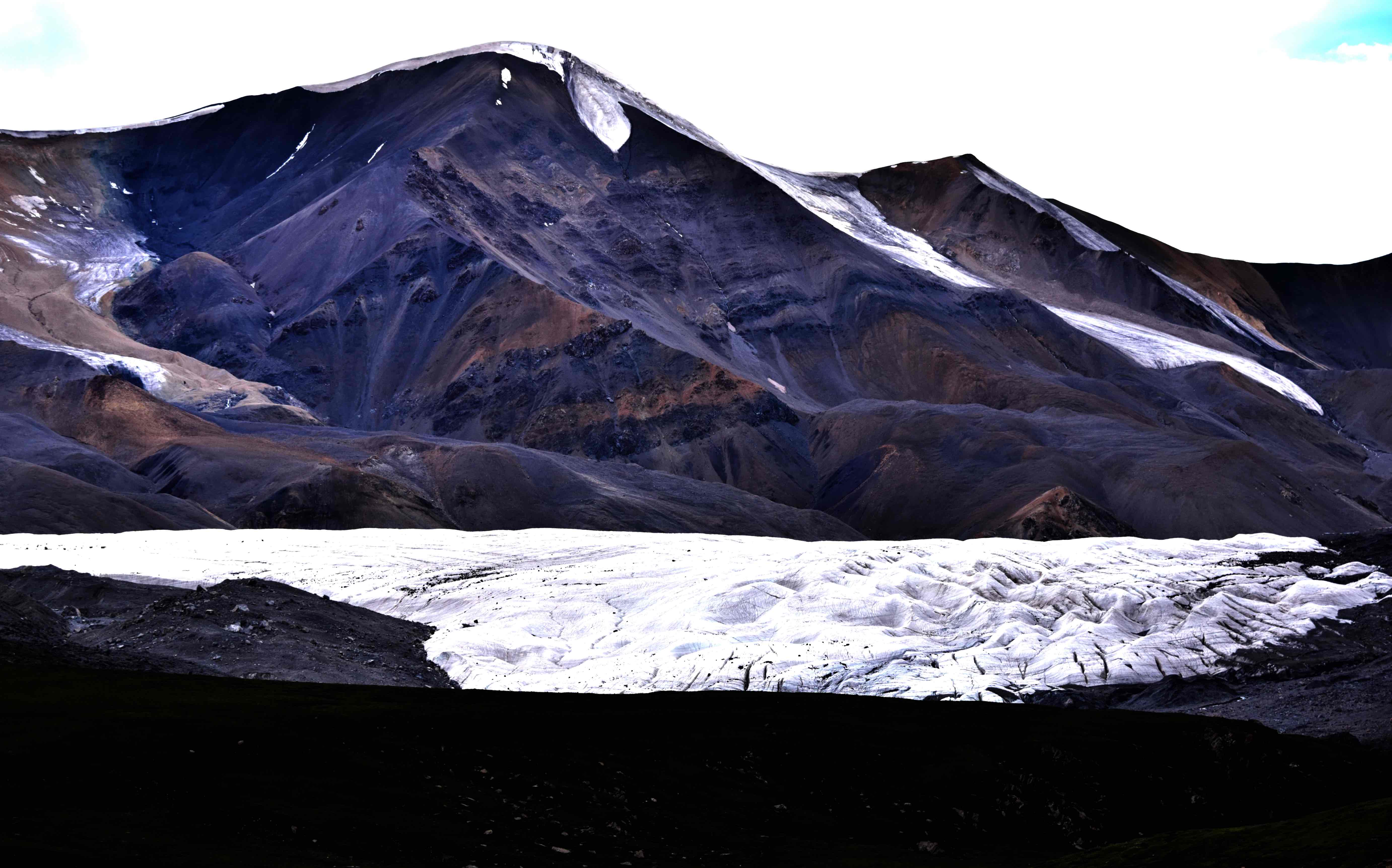 前往黄河源头大山神阿尼玛卿在雪山与冰川中穿行