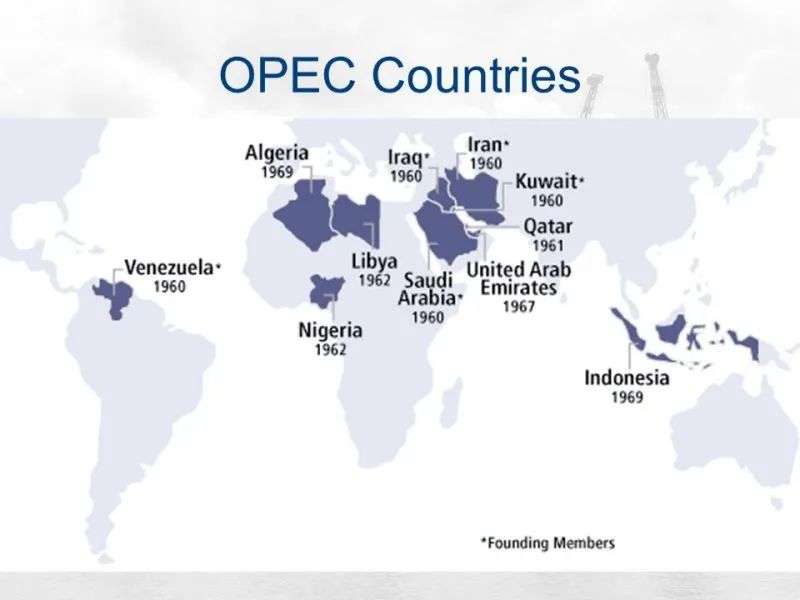 石油输出国组织地图图片