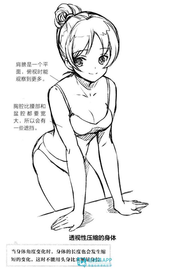 怎么画动漫人体透视如何画好人体透视