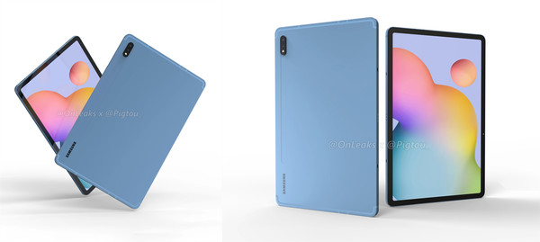 三星galaxy tab s7渲染图(图源见水印)