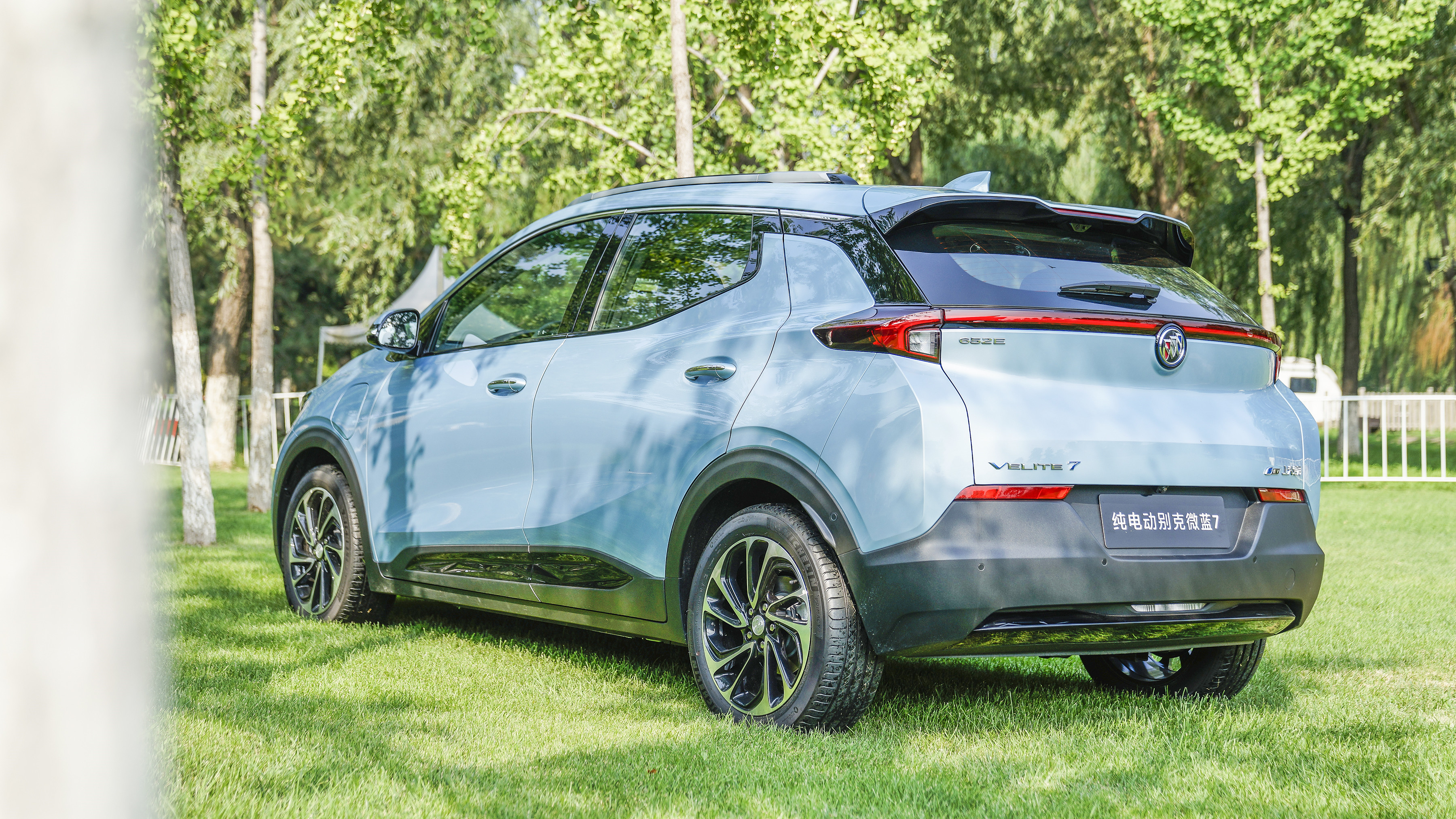 纯电动suv/续航500km,别克微蓝7实拍!