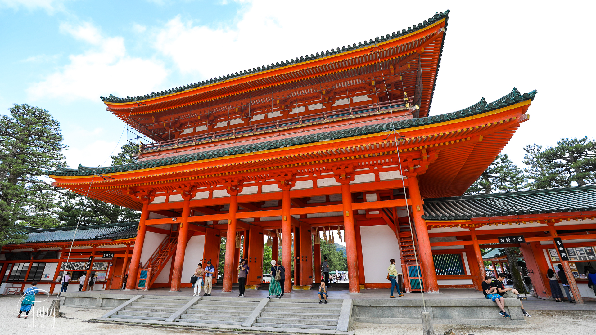 日本京都受到唐代洛阳皇宫影响最大的平安神宫,网友:是唐代建筑