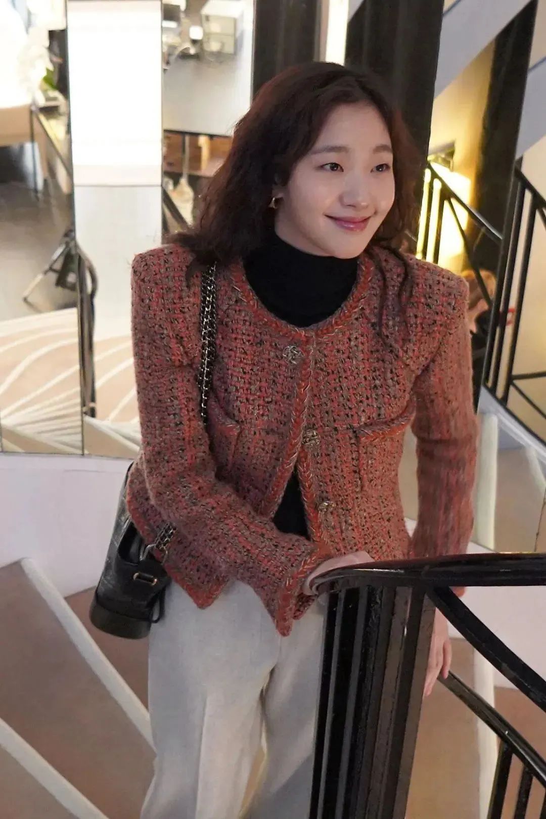 金高银值得借鉴的舒服气质穿搭