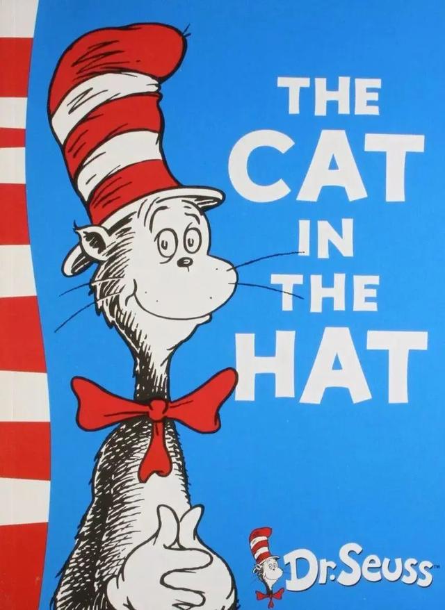 3. the cat in the hat(戴帽子的猫) –dr.seuss