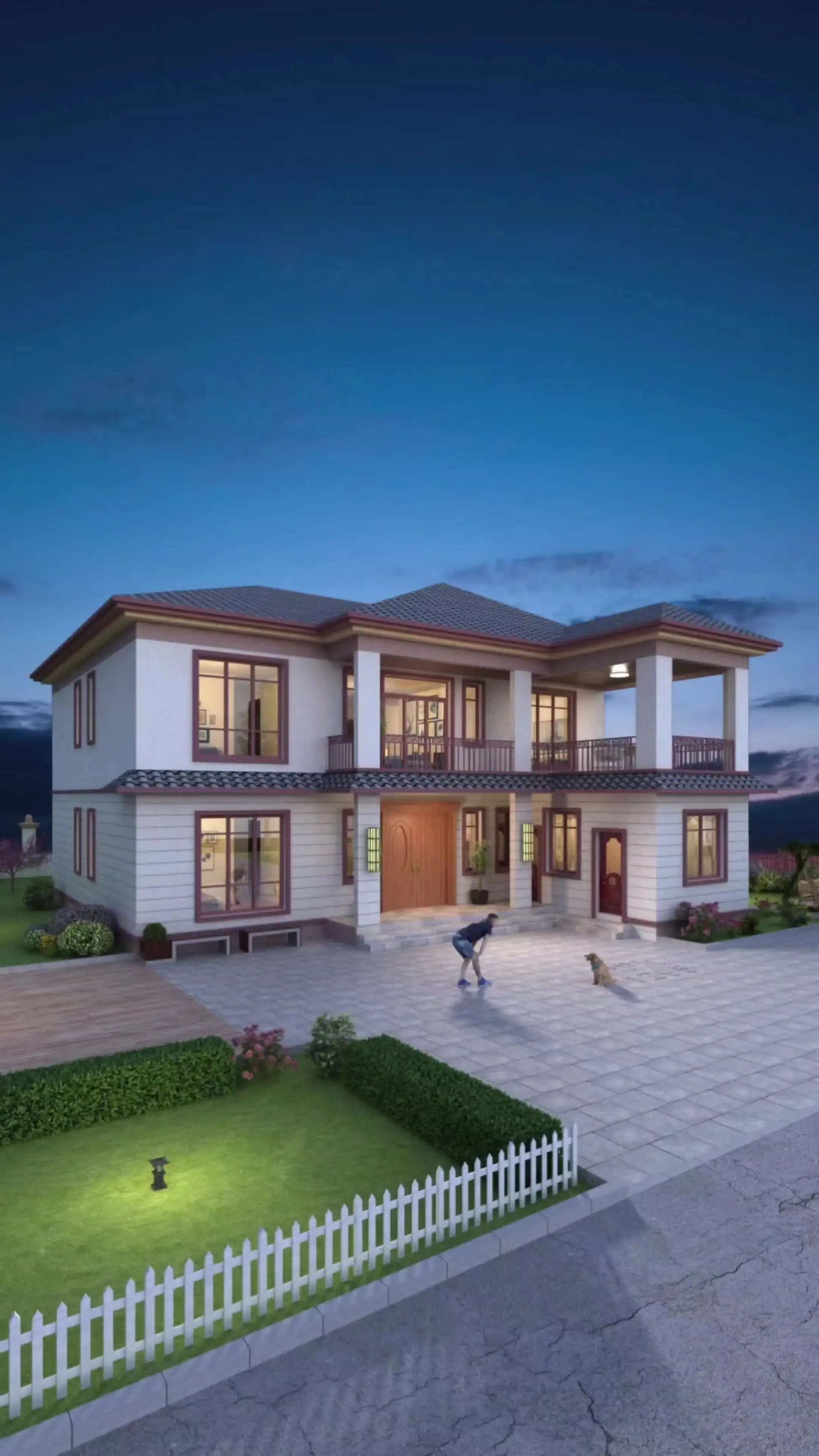 农村建栋这样的新中式美宅,十里八乡谁看了不羡慕?