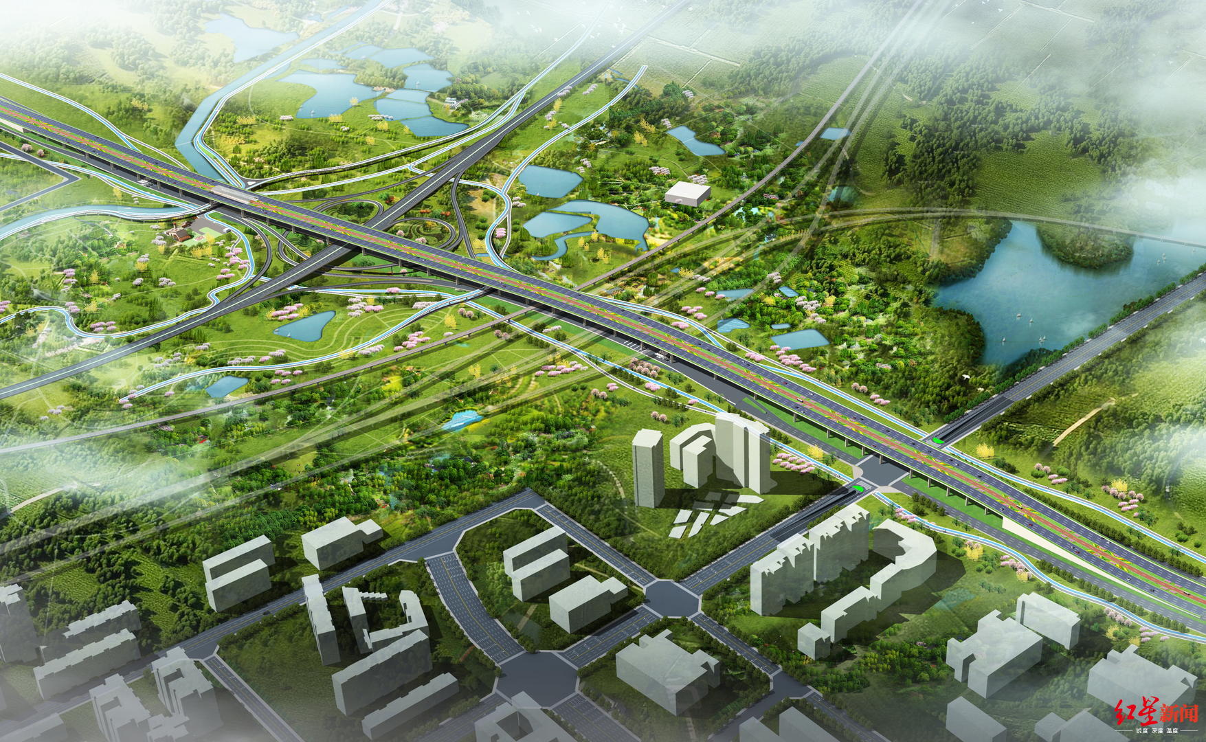 连接大运会主场馆和双机场成都东西城市轴线将迎来重要节点开工