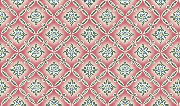 菱格瑞花纹 (图源:《中国古代丝绸设计素材图系》系列丛书)