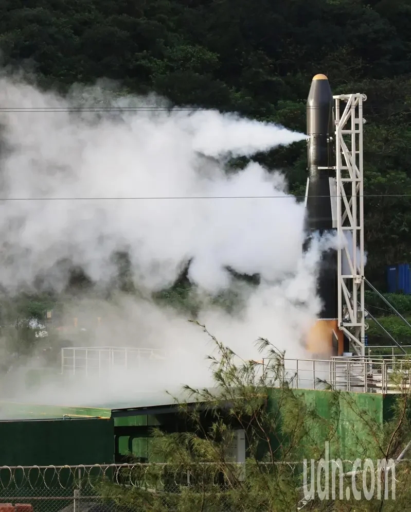 台湾试射火箭 最后一刻因系统信号异常发射终止