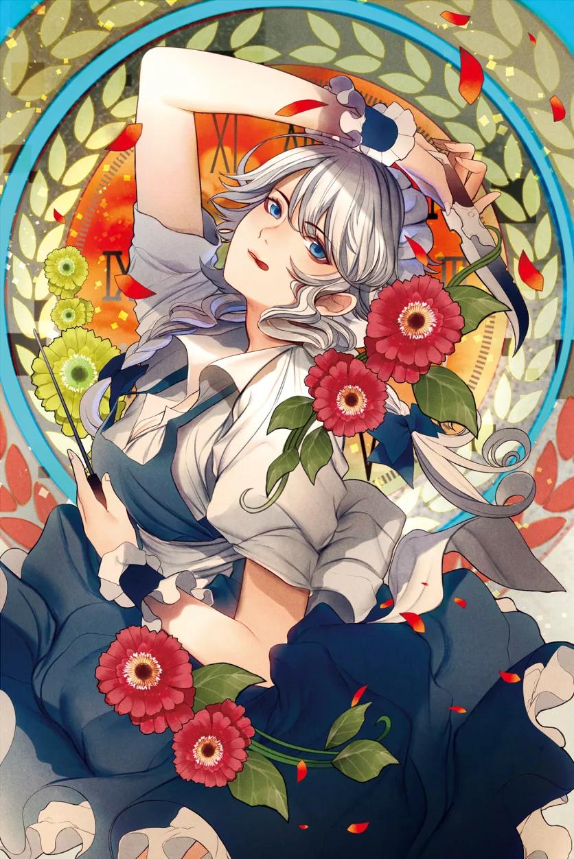 日本画师月本葵的插画作品欣赏__凤凰网