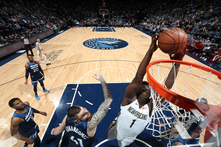 霍勒迪37分准三双蔡恩23分鹈鹕轻取森林狼