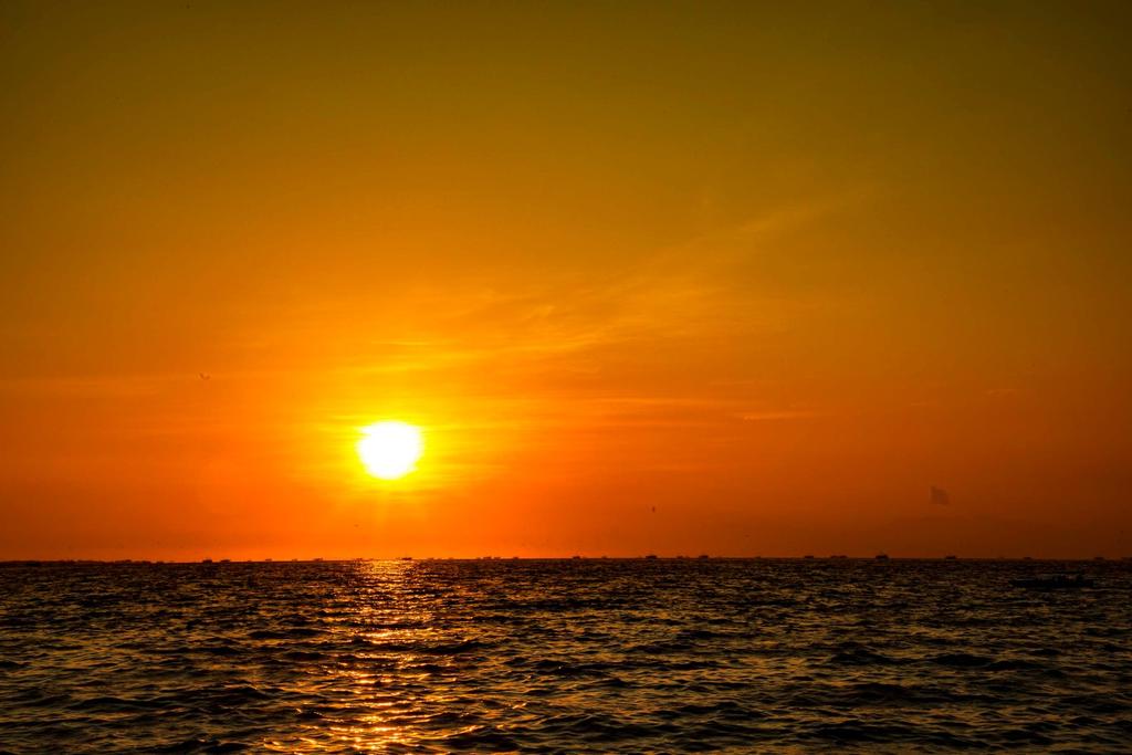 马尼拉湾的日落