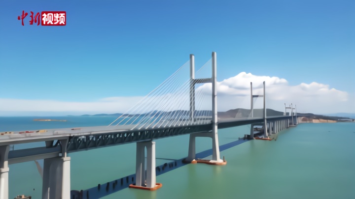 平潭海峡公铁大桥全面进入精调系世界在建难度最大桥