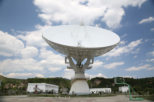 北斗卫星信号天线 6月23日9时43分,我国在西昌卫星发射中心用长征三号