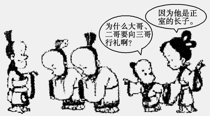 古人行礼简笔画简单图片