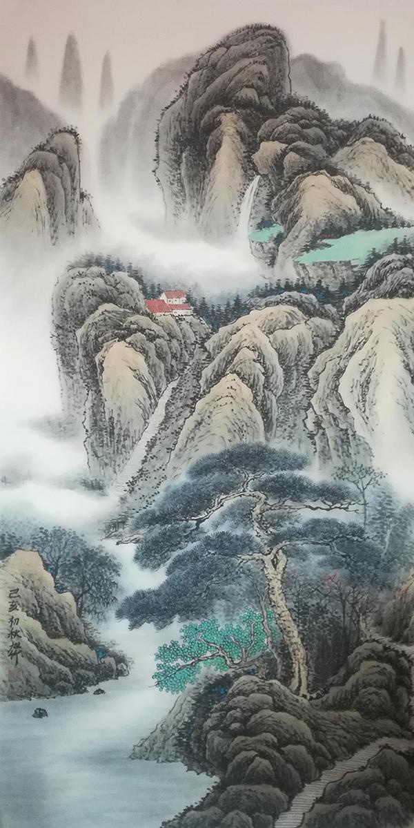 画家聂鹏鹏诗境山水意蕴深远