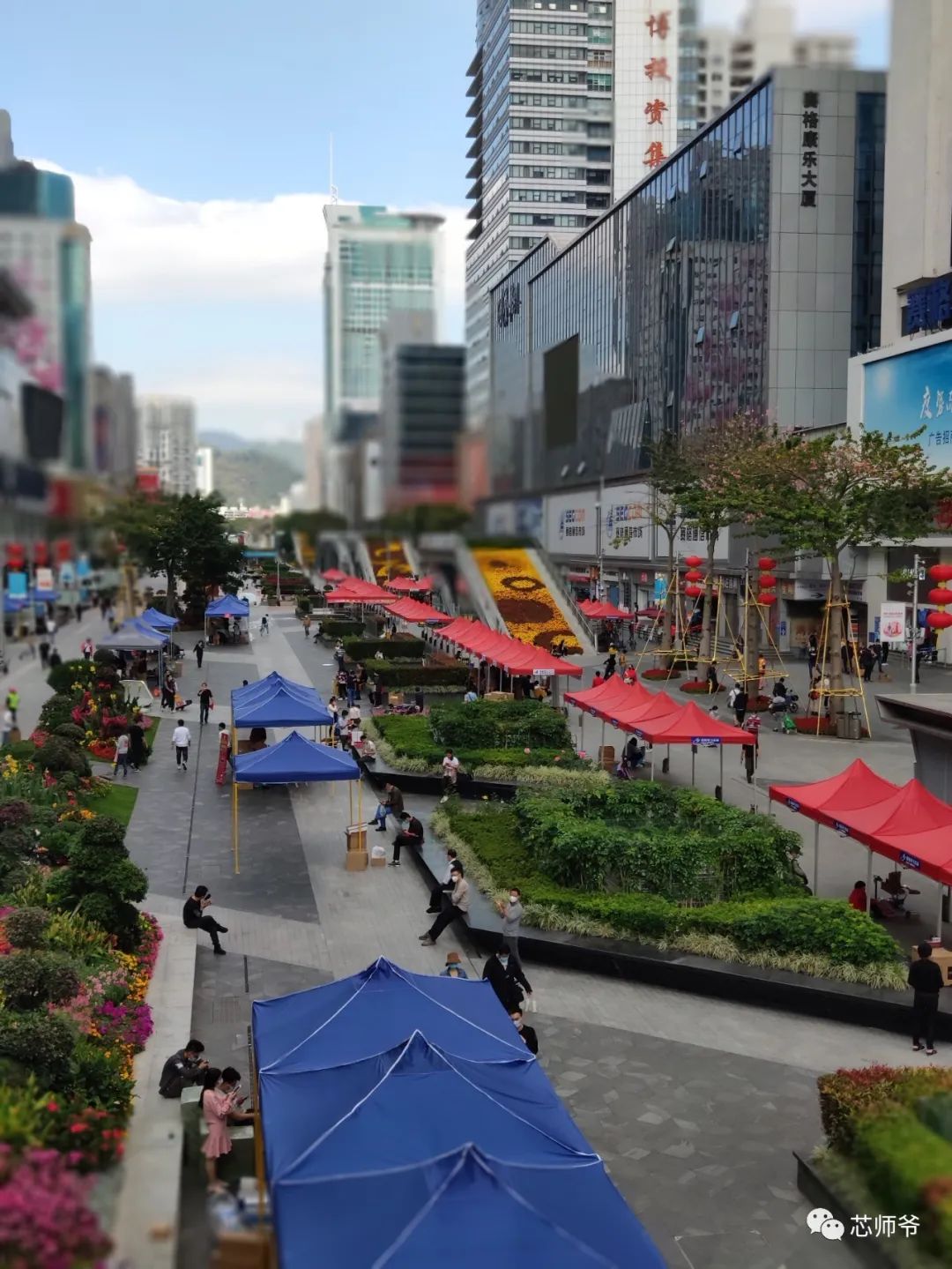 華強北街道全景圖芯師爺帶您走進今日華強北