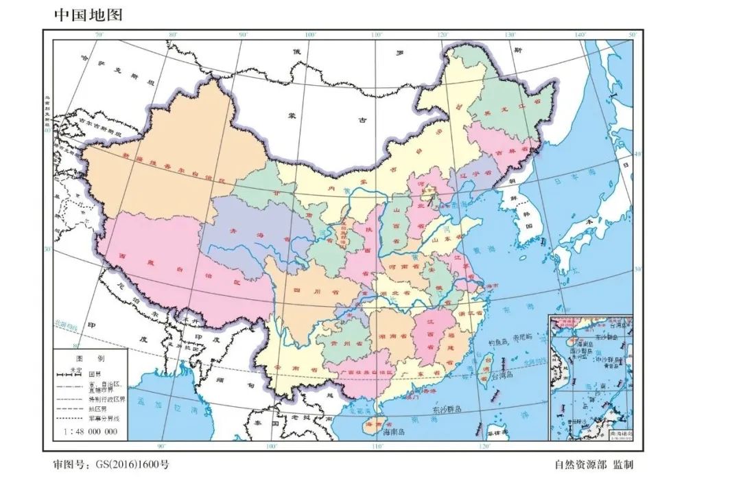 新版中国地图高清 1080图片