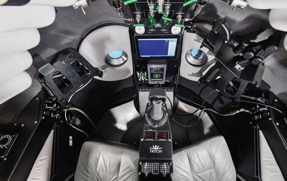 潜水器内部图景