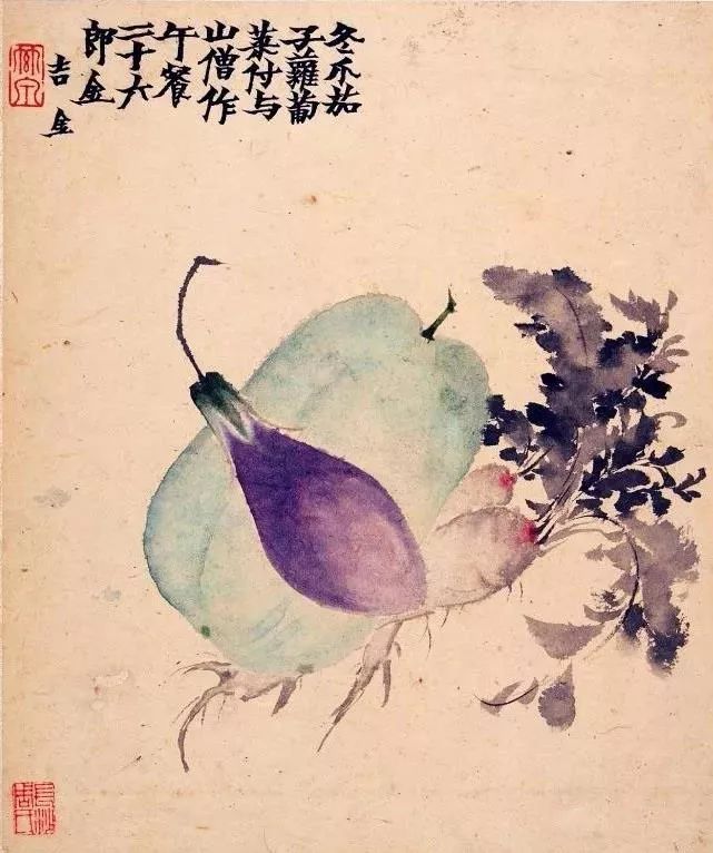 金农水墨小品诗情画意