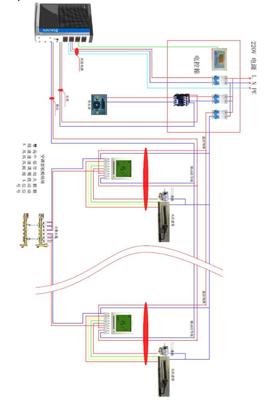 接線: 調試: 空氣源熱泵操作使用: 請參見各廠商空氣源熱泵機組產品