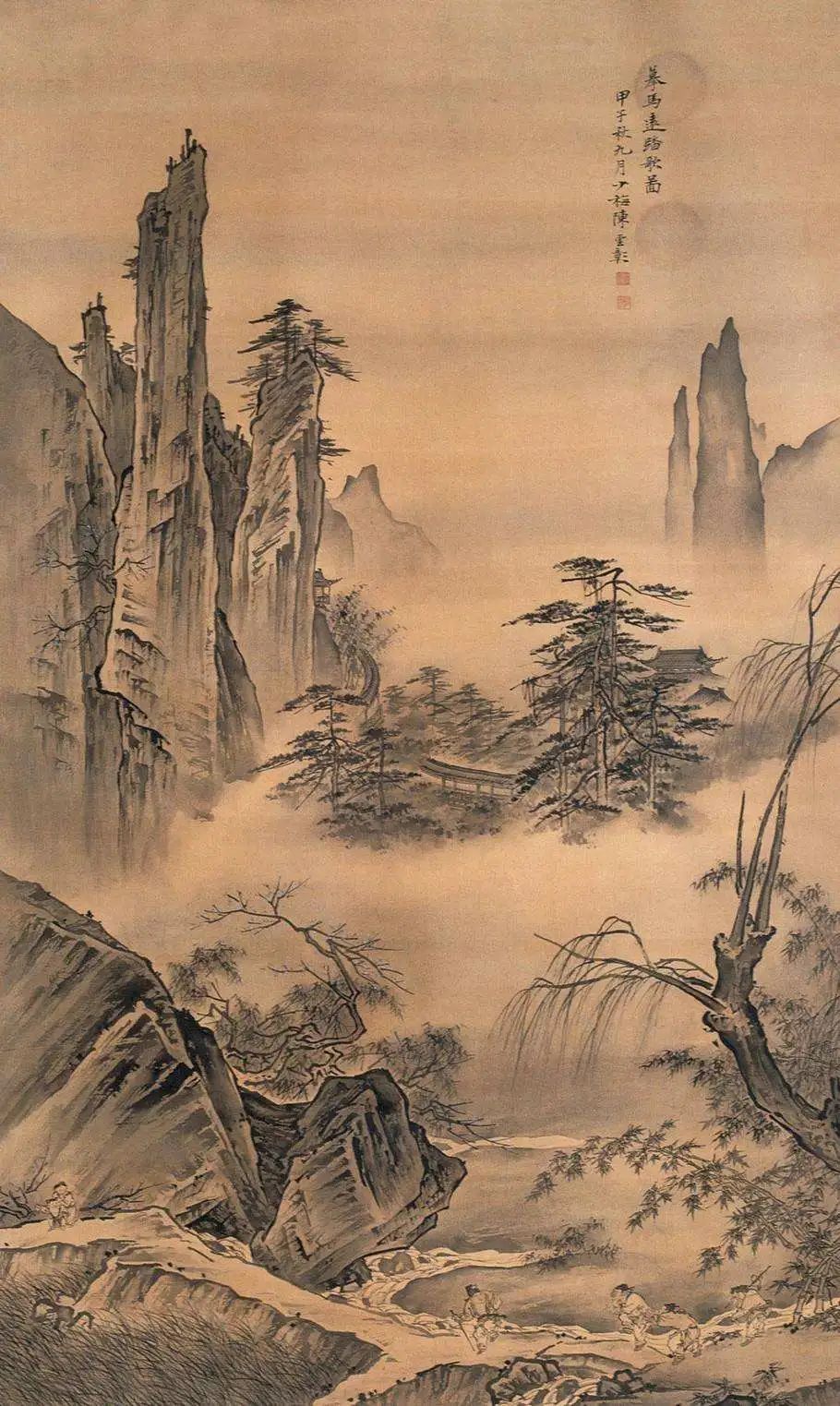 《寒江独钓图》 马远 空白之处,并非无一物,而是蕴含着深邃的孤独