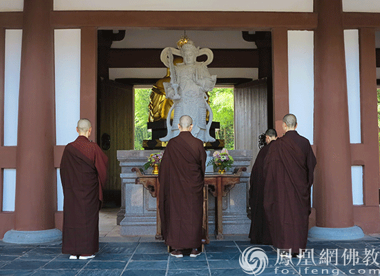 曹山宝积寺依佛制进行结夏安居(图片来源:凤凰网佛教 摄影:韩博)