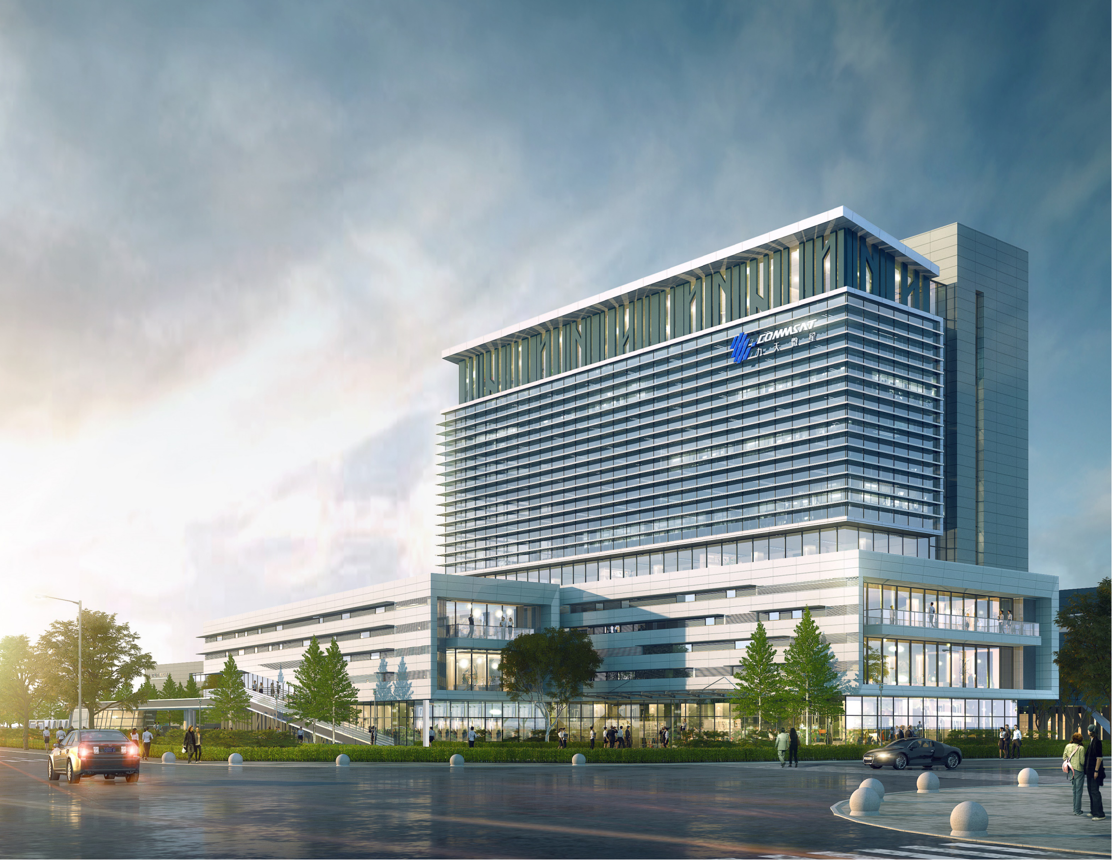 九天微星智能卫星工厂概念图