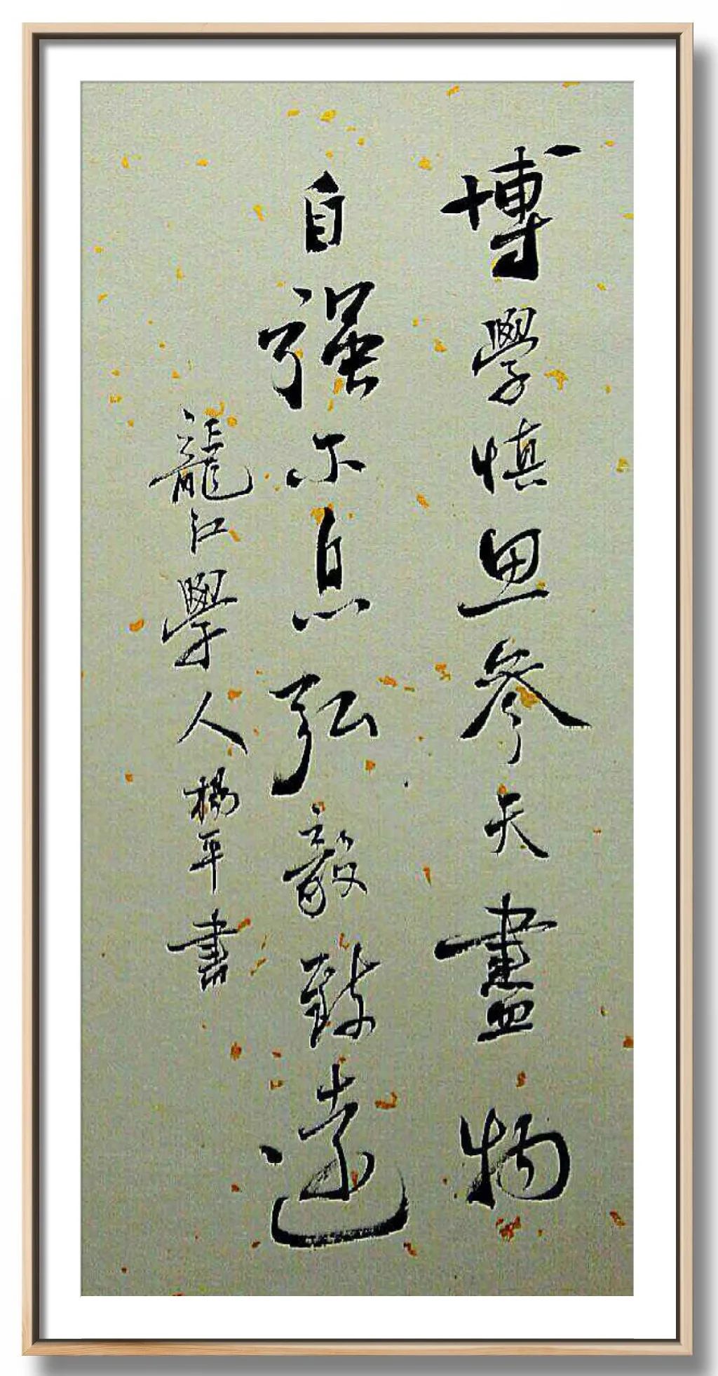 翰墨飘香展风采——杨平教授书法作品欣赏