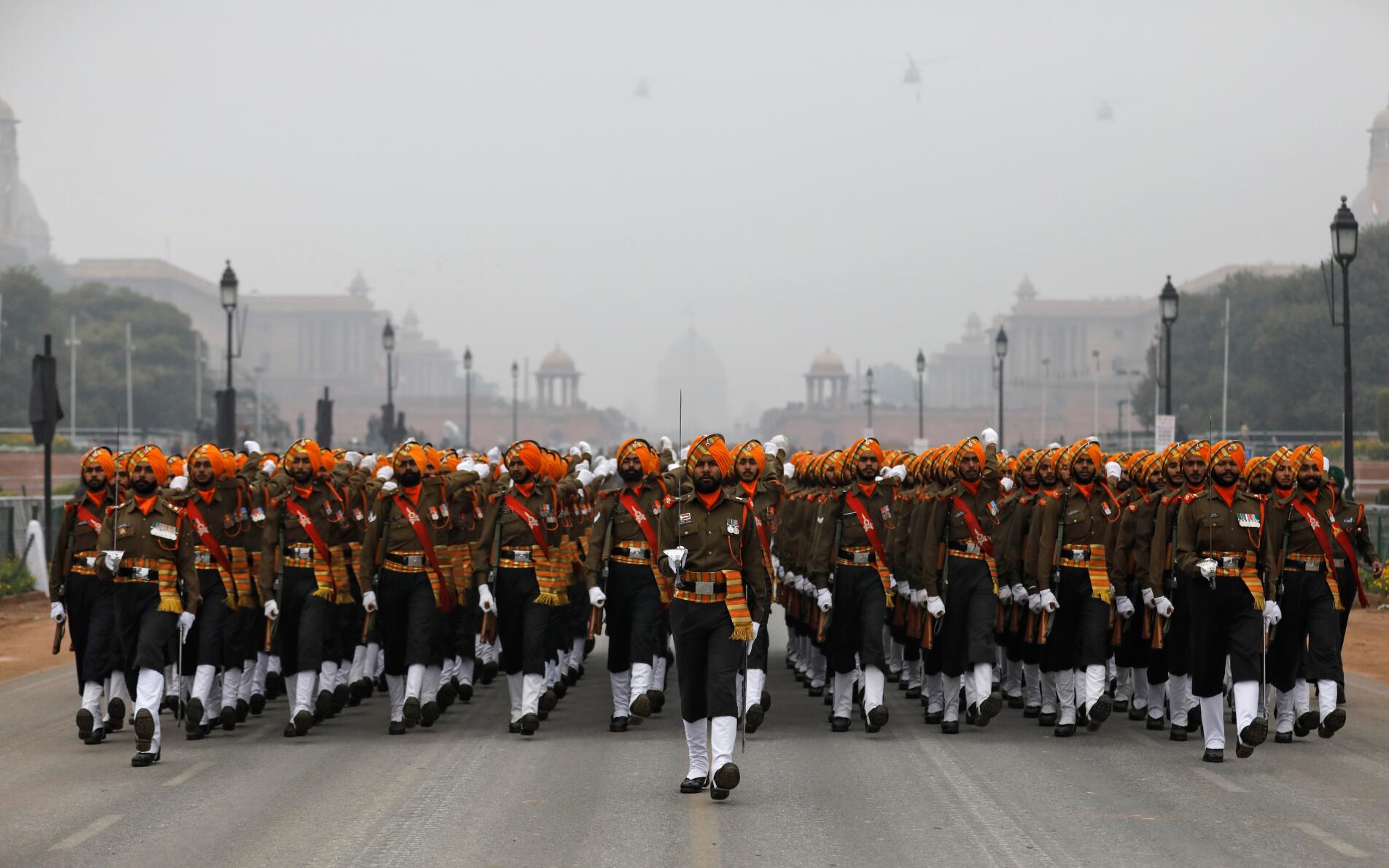 印度阅兵彩排大量新武器登场02反卫星导弹都搬出来了