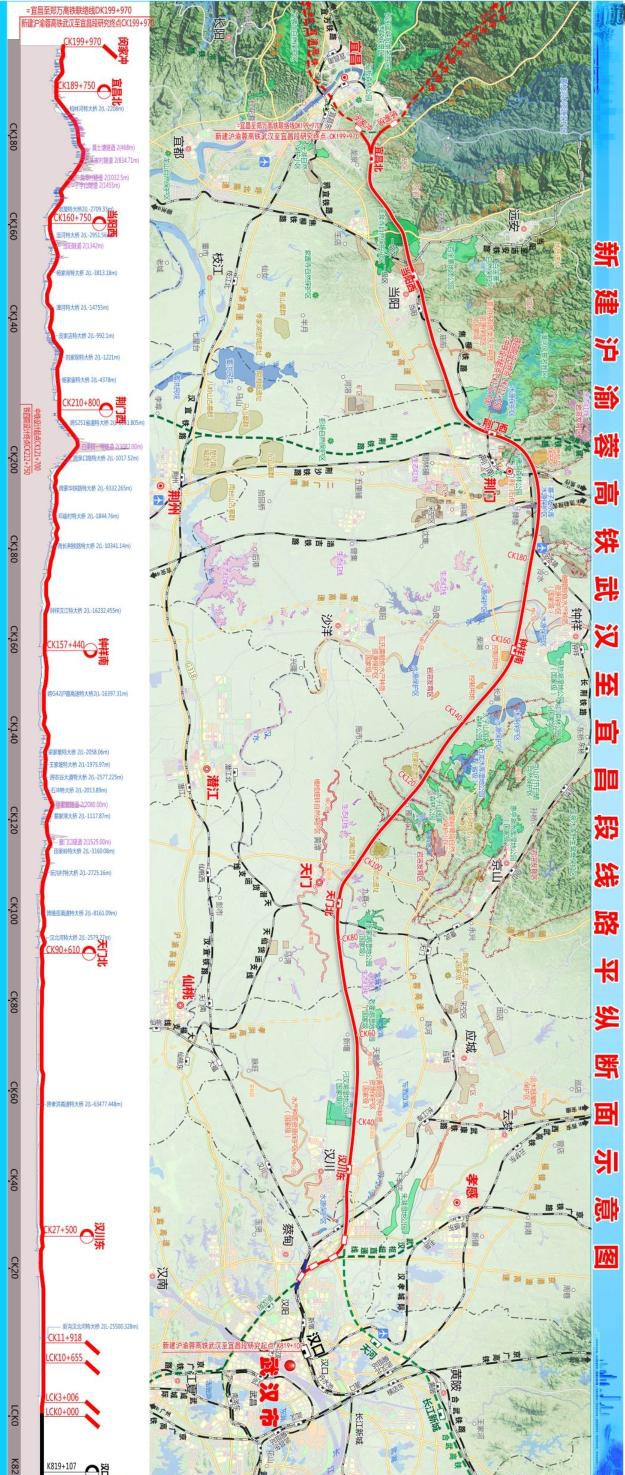 沿江高铁荆门段线路图图片