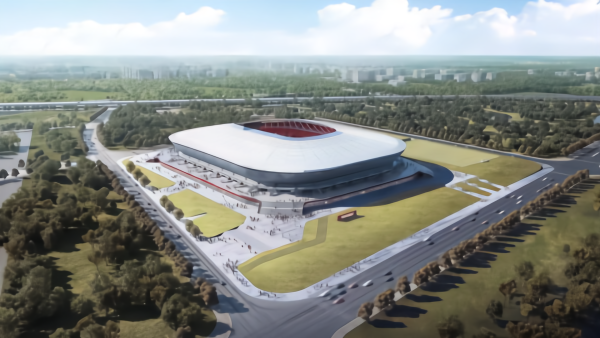 上海浦东足球场明日阶段性交付使用