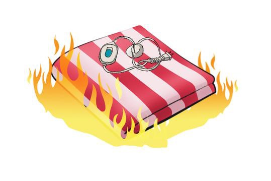 不可折叠还有保质期电热毯使用需谨慎