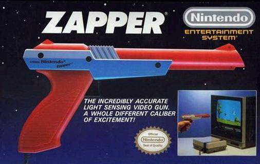 任天堂"光线枪"封面，八零后的童年玩具之一。
