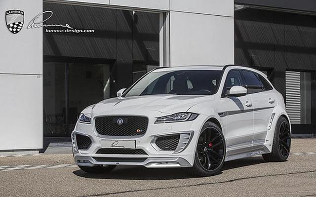 前方有豹子出没捷豹fpace改装版动力达480马力