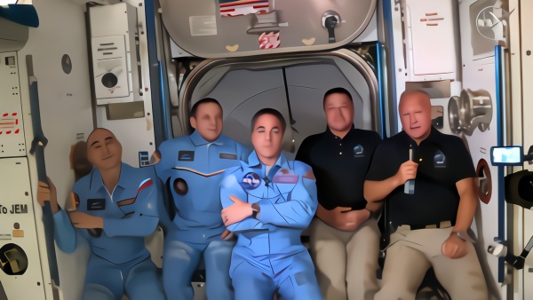 历史性相聚！SpaceX龙飞船上宇航员成功进入国际空间站