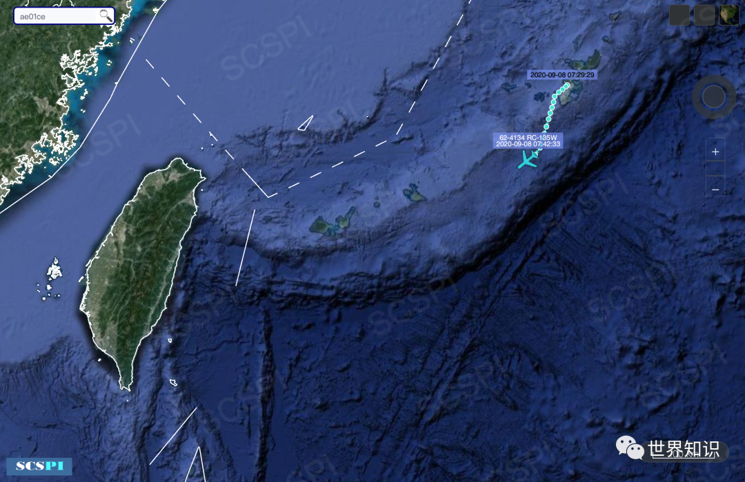 該機進入南海後飛往海南島與西沙群島之間空域行動,距海南