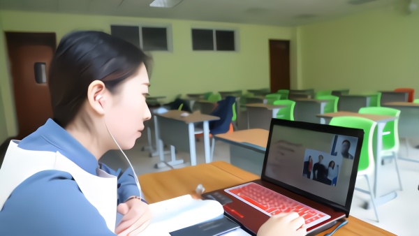 有时差直播难淮安汉语老师为留学生录网课