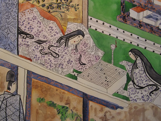 大约在公元7世纪左右,围棋传入日本。 资料图