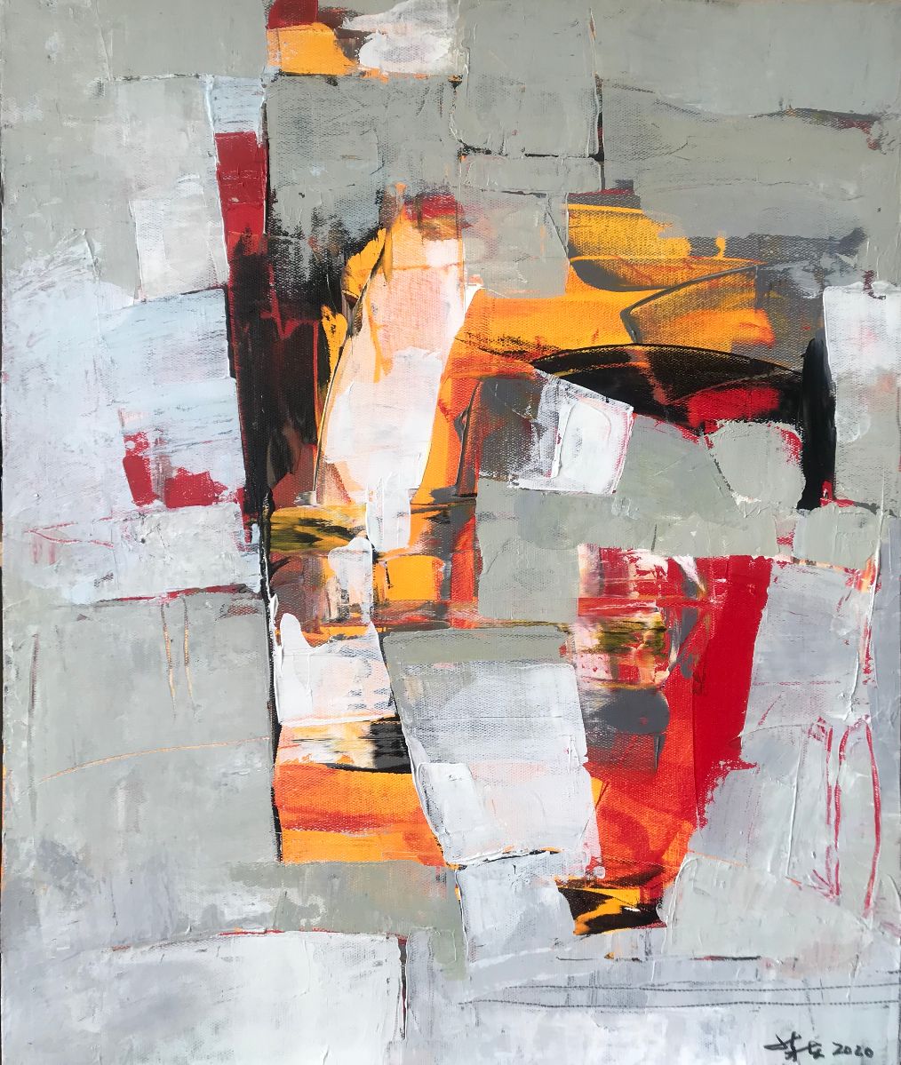 当代艺术家苏东抽象绘画作品赏析