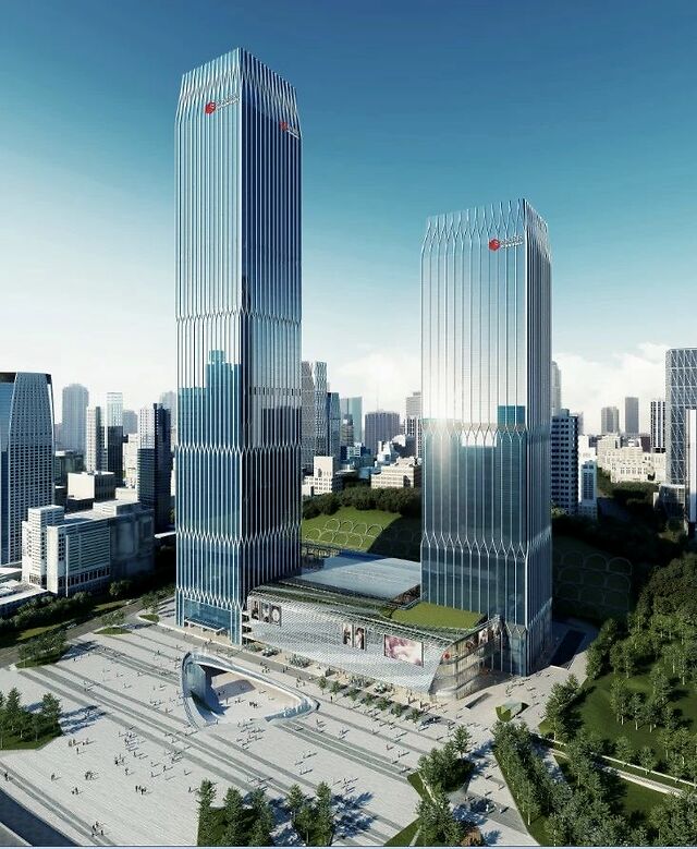 南宁龙光国际大厦,城市前排商务封面