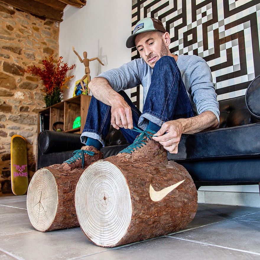 植物球鞋你会买么?看看设计师的创意