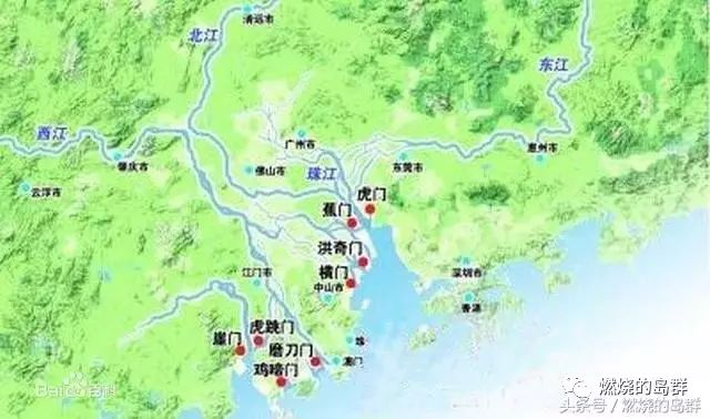 珠江口八大口门图片