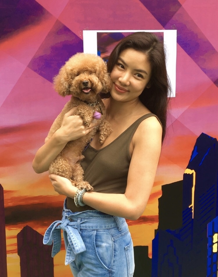 黎明前妻乐基儿不愧超模长相甜美身材火辣反差太大跳跃式的美