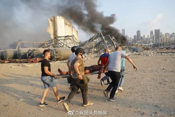 黎巴嫩首都贝鲁特发生大爆炸震惊世界