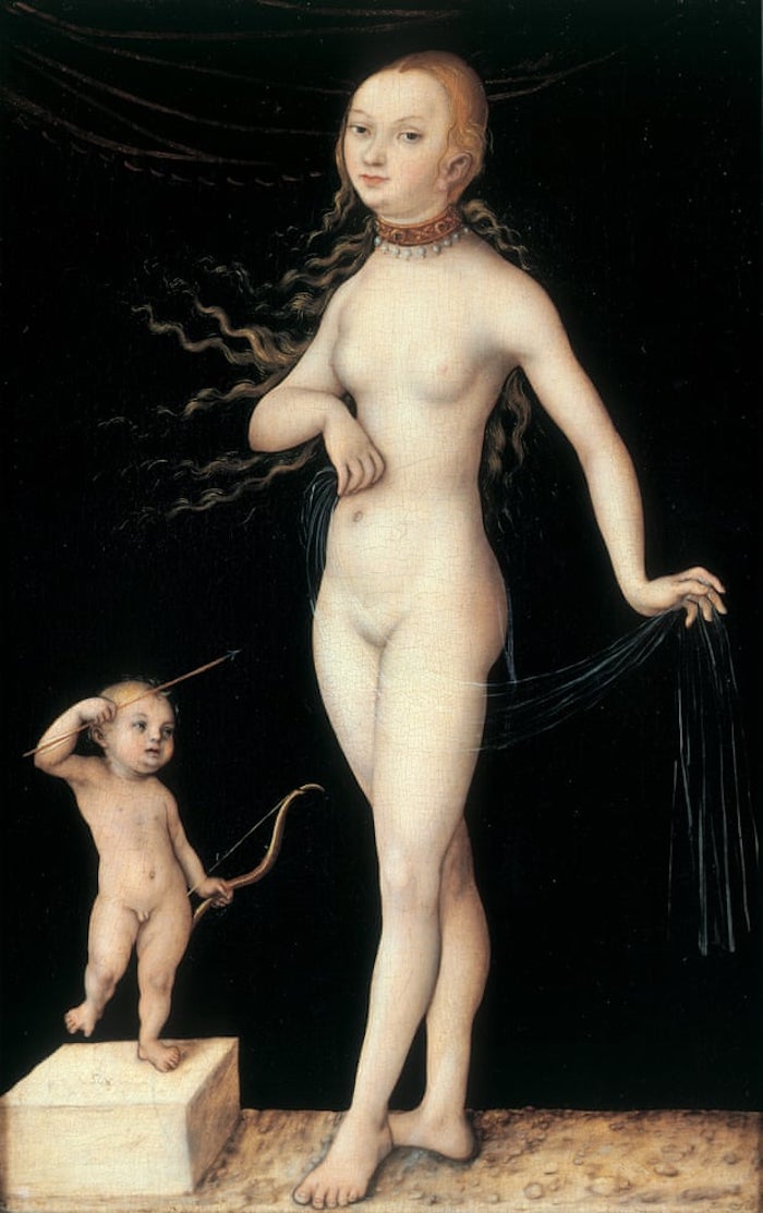 克拉纳赫，《维纳斯和丘比特》，约1525